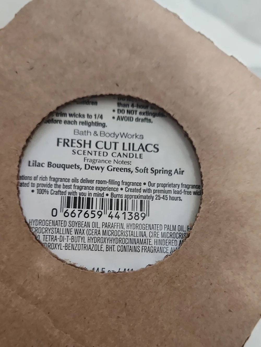 Bath & Body Works Fresh Cut Lilacs 3 - Whick Candle